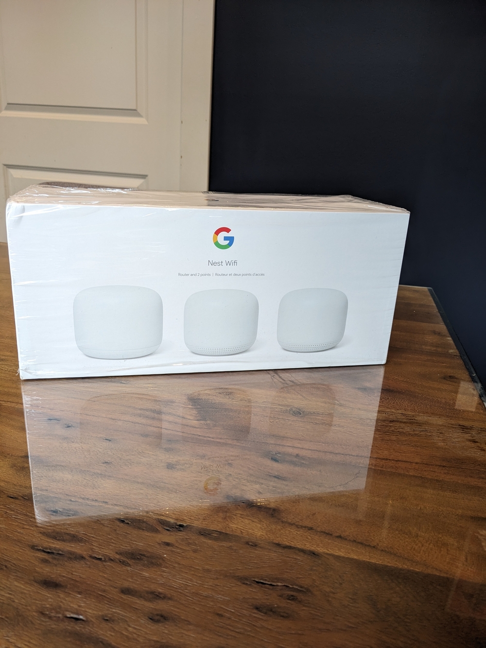 Google Nest Wifi (2-pack) White Router and One Nest Point